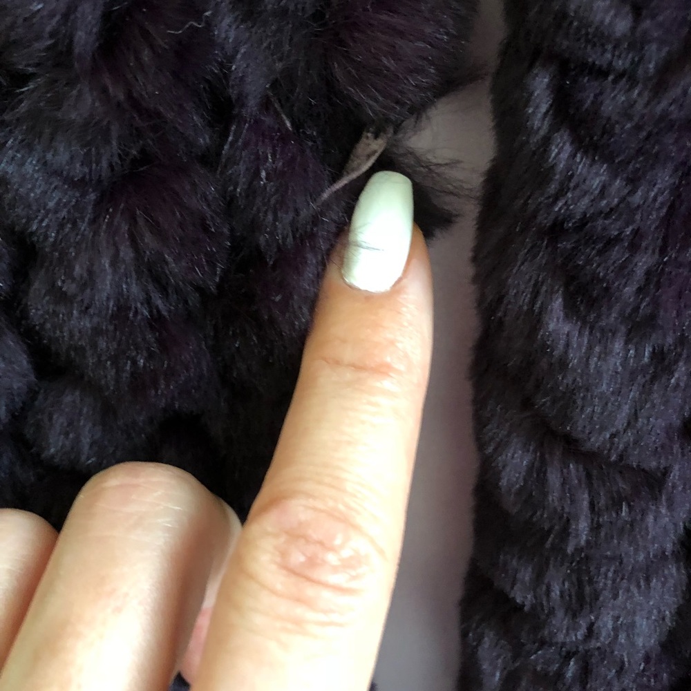 💥CLEARANCE-MAKE OFFER💥 Rex Rabbit Fur Scarf - Picture 9 of 12